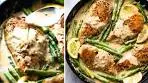 Creamy Lemon Chicken & Asparagus (30 Minutes!)