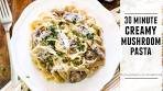 Creamy Mushroom & Garlic Pasta | The EASIEST & Most ...