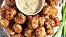 Creamy Ranch Sausage Balls