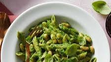 Creamy Spinach Pasta with White Beans