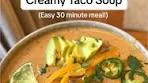 Creamy Taco Soup Recipe - Quick and Delicious