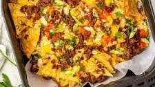 Crispy Air Fryer Nachos