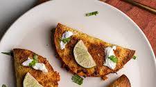 Crispy Baked Buffalo Chickpea and Sweet Potato Tacos