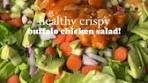 CRISPY BUFFALO CHICKEN SALAD! switch up the usual ...