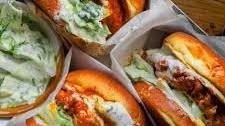 Crispy Buffalo Chicken Sandwich with Ranch Slaw