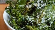 Crispy Kale Chips with Lemon & Parmesan