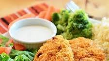 Crispy Oven Fried Buffalo Ranch Chicken Strips