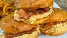 Crockpot Crack Chicken Sandwiches