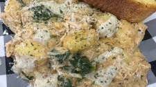 Crockpot Garlic Parmesan Chicken and Gnocchi