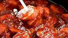 Crockpot Sweet and Spicy Kielbasa Bites