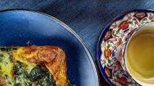 Croissant Strata with Spinach, Feta and Gruyere