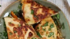 Crunchy Cheesy Chicken Quesadillas