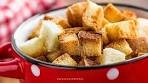 Crunchy Romaine Salad with Parmesan and Croutons ...