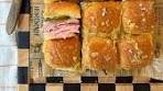 Cuban Sliders Loaded with ham and melted swiss. These are ...
