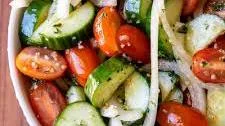 Cucumber Tomato Salad