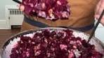 Current obsession: beet salad with goat cheese and pine nuts ...