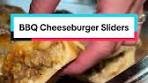 Delicious BBQ Cheeseburger Sliders Recipe
