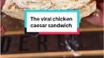 Delicious Chicken Caesar Sandwich Recipe