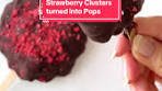 Delicious Chocolate-Strawberry Yogurt Cluster Pops Recipe