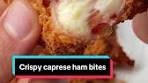 Delicious Crispy Caprese Ham Bites: Easy Air Fryer Recipe