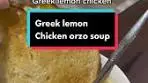 Delicious Greek Lemon Chicken Orzo Soup Recipe
