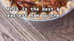 Delicious Ham & Swiss Quiche Recipe