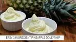 Easy 3-Ingredient Pineapple Dole Whip