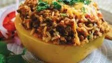 Easy Brown Rice Lentil Stuffed Peppers