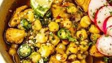 Easy Chicken Pozole Rojo Recipe