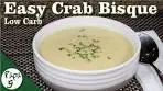 Easy Crab Bisque – Low Carb Keto Soup Recipe