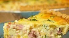 Easy Ham and Broccoli Quiche Recipe