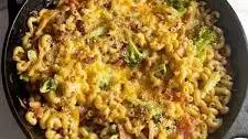 Easy Ham and Cheese Pasta Bake