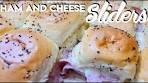 Easy ham and cheese slider | ham and cheese slider ...