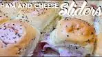 Easy ham and cheese slider | ham and cheese slider ...