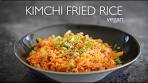 Easy Kimchi Fried Rice Recipe | SUPER FAST + SUPER ...