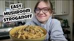 Easy Mushroom Stroganoff