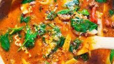 Easy One Pot Lasagna Soup