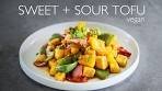 EASY Sweet Sour Tofu Recipe better than TAKEOUT!