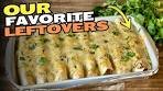 EASY Turkey Enchiladas Verde with LEFTOVER TURKEY ...