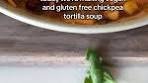 Easy Vegan Gluten-Free Chickpea Tortilla Soup Recipe