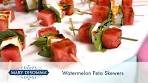 Easy Watermelon Feta Skewers with Fresh Mint and Balsamic ...