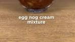 Eggnog Cream Latte ☕️ Recipe This is a decadent one, so ...