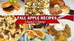 Fall Apple Recipes | 3 Sweet and 3 Savory!