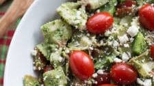 Festive Pesto Pasta Salad