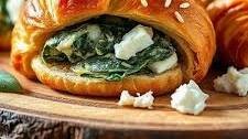 Feta and Spinach Stuffed Croissants