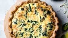 Flaky Gluten-Free Quiche with Spinach & Leeks
