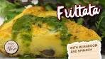 Frittata with Mushroom and Spinach