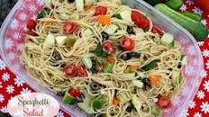 Garden Fresh Spaghetti Salad