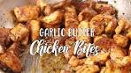 Garlic Butter Chicken Bites