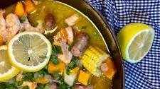 Garlic Butter Seafood Boil Soup